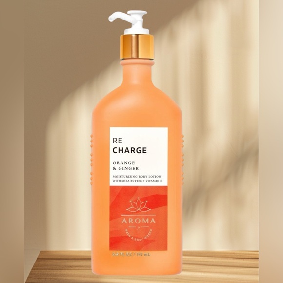 Bath & Body Works Recharge Orange and Ginger Moisturizing Body Lotion NEW - Picture 2 of 4